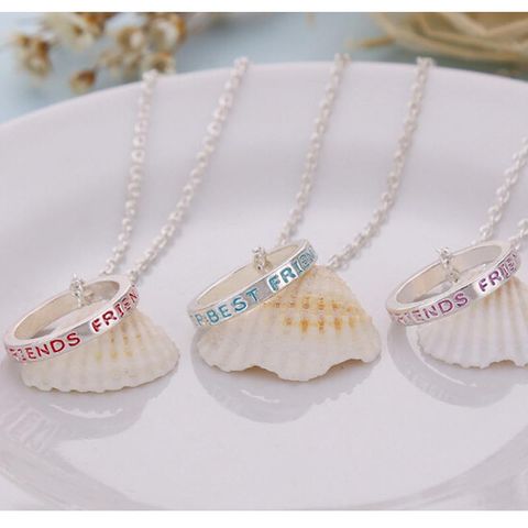 New Fashion Best Friends Good Friends Ring Necklace Wholesale