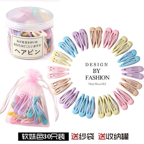 The New Simple Candy Color Hairpin Cheap Hairpin Canned Wholesale