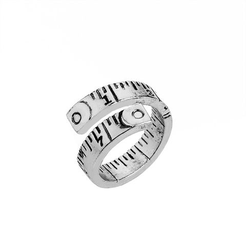 Fashion Retro New Ring Trend Digital Tape Measure Ladies Ring Accessories Wholesale