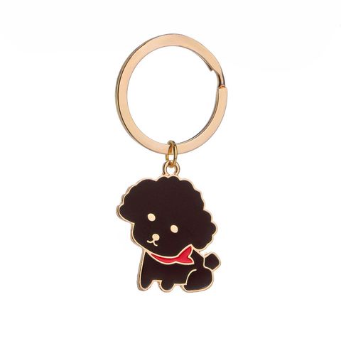 Fashion Explosion Keychain Creative Fashion Variety Pet Dog Keychain Wild Car Bag Key Ring Wholesale Nihaojewelry