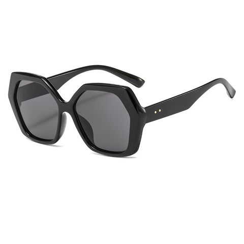 New Fashion Polygon Sunglasses Retro Glasses Trend Sunglasses Big Frame Thick Edge Sunglasses Wholesale Nihaojewelry