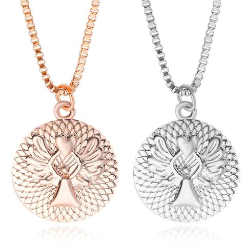 New Fashion Letters Love Guardian Angel Pendant Necklace Nihaojewelry Wholesale