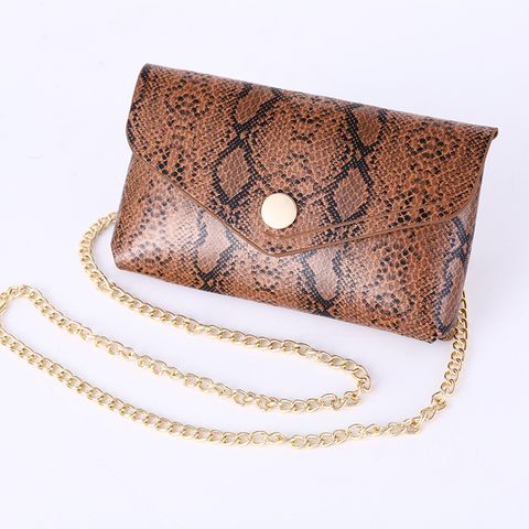 Chain Belt Bag Accessories Fashion Black Snake Pattern Leopard Decoration Belt Or A Separate Shoulder Bag Tide Wholesale Nihaojewelry