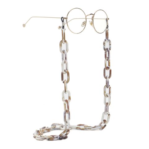 Resin Acrylic Plastic Shell Pattern Glasses Chain Simple Retro Fashion Environmental Protection Glasses Chain Non-slip Wholesale Nihaojewelry