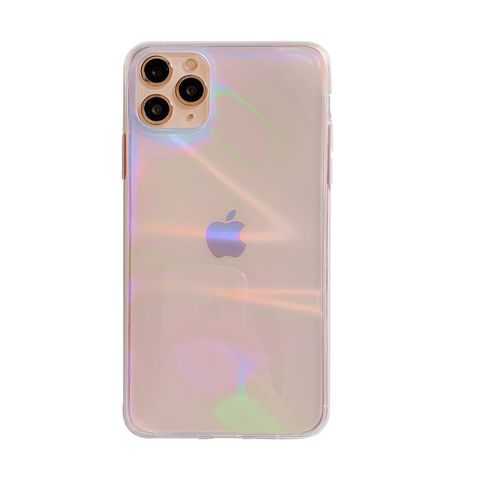 Bubble Laser Rainbow Transparent Shell 11pro/max  X/xs/xr/se2 Mobile Phone Case  Wholesale Nihaojewelry