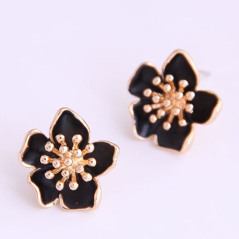 Korean Earrings Wholesale Fashion Sweet Flower Personality Earrings