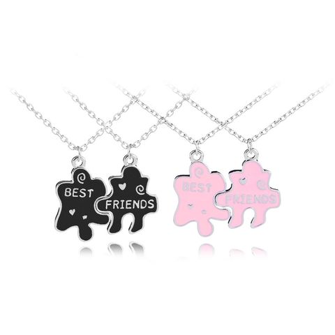 Explosions Chain Geometric Puzzle Good Friends Necklace Jewelry Wholesale Nihaojewelry