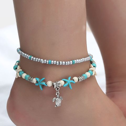 Ethnic Style Animal Alloy Plating No Inlaid Women's Anklet