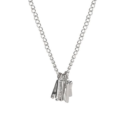 Letter Alloy Plating Unisex Necklace