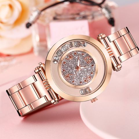 New Fashion Diamond Ladies Hand Watch Hot Selling Glitter Quartz Steel Band Watch Wholesale Nihaojewelry