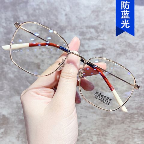 Fashion Big Frame New Glasses Trend Retro Face Flat Glasses Wholesale Nihaojewelry