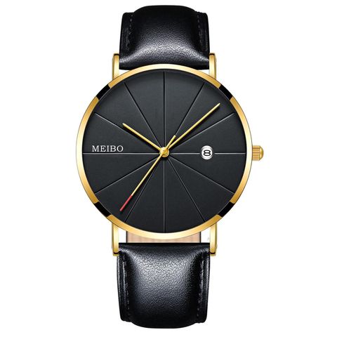 Men's Business Watch Belt Quartz Business Watch Ultra-thin Men's Watch Wholesale Nihaojewelry