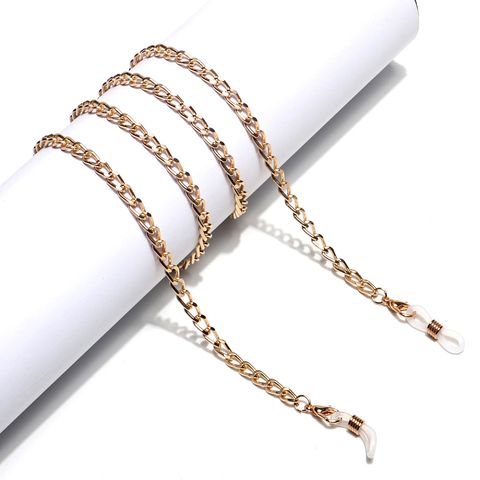 Fashionable And Simple Color Retention Gold Thin Aluminum Chain Glasses Rope Metal Glasses Chain Wholesale Nihaojewelry
