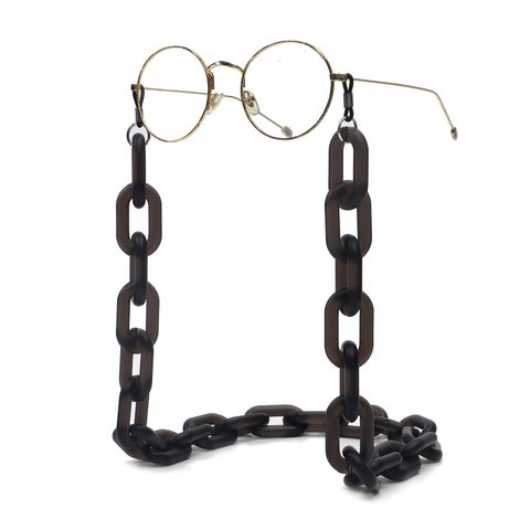 Resin Acrylic Plastic Frosted Glasses Chain Simple Retro Fashion Glasses Chain Wholesale Nihaojewelry