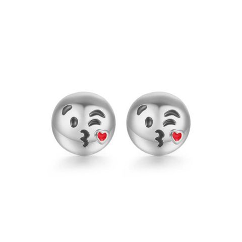 Alloy Oil Dripping Fashion Smile Emoji Dogs Ladybugs Earrings Nihaojewelry