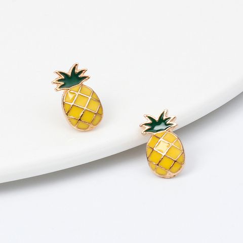 Summer Fresh Fruit Fashion White Variety Of Alloy Women's Earrings Set Nihaojewelry