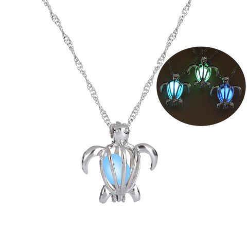 Hot Sale Luminous Bead Fashion Turtle Diy Luminous Bead Pendant Halloween Necklace Wholesale Nihaojewelry