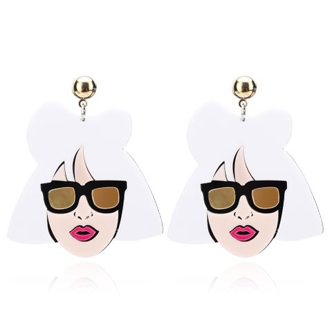 Hip Hop Funny Exaggerated Big Earrings Fashion Women Travel Vacation Earrings Wholesale Nihaojewerly