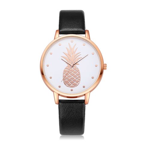 Ladies Belt Wrist Watch Fashion Pine Pattern Quartz Watch Wholesale