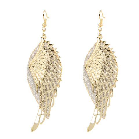 Fashion Jewelry Alloy Fan-shaped Frosted Simple Earrings Wholesale Nihaojewely