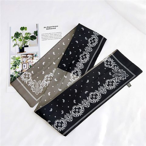 New Korean Style Boxer Small Scarf Silk Scarf Women's Spring And Autumn All-match Ribbon Wrist Strap Ribbon Hair Band Fashion Small Silk Scarf