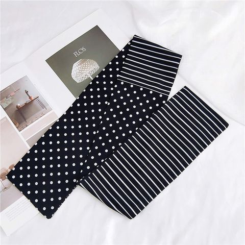 Cloth Korea  Scarf  (1 Stripe Black) Nhmn0116-1-stripe-black