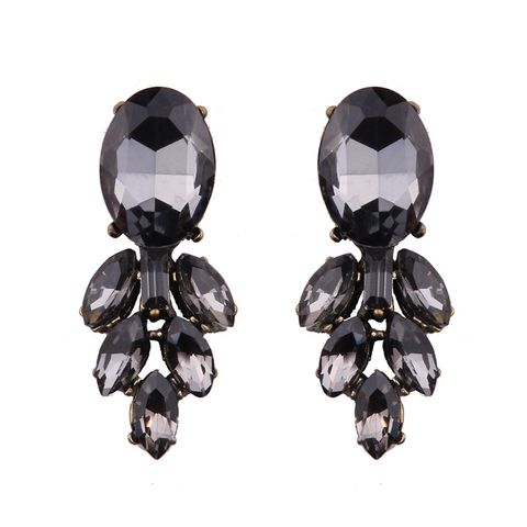 Occident And The United States Alloy Rhinestone Earring (black)  Nhjq8322