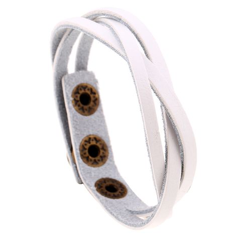 Korean Cortical Geometric Bracelet ( White ) Nhpk0397-white