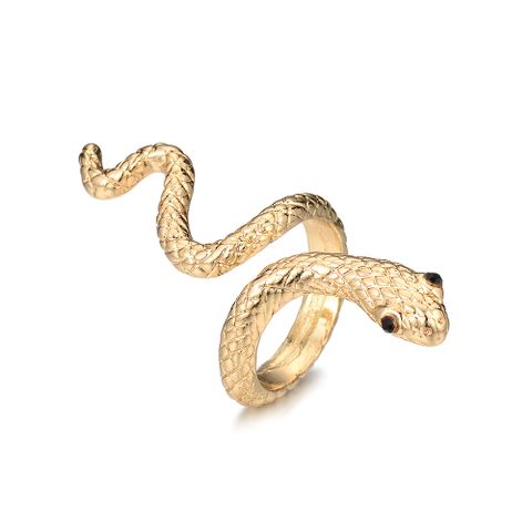 Hot Sale Fashion Alloy Snake Snake Pattern Ring For Women Hot-saling Wholesale
