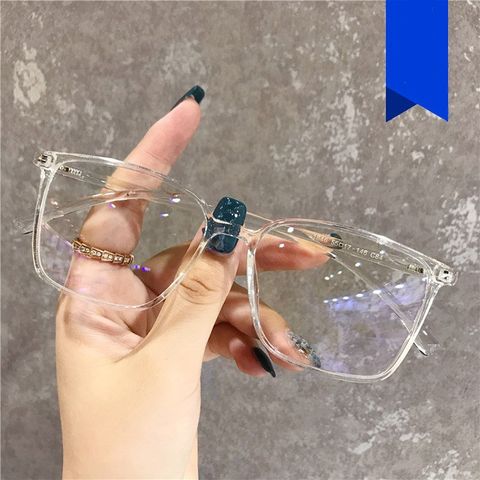 Anti-blue Light Simple Square Glasses Frame New Flat Glasses Frame