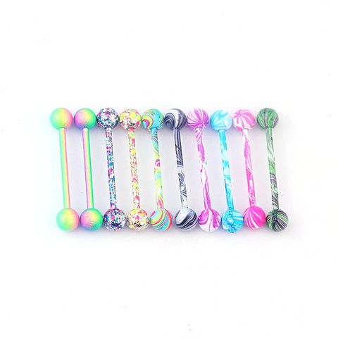 Tongue Rings Fashion Geometric 316 Stainless Steel  Stoving Varnish No Inlaid