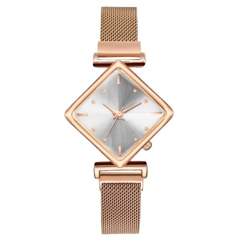 Reloj De Mujer De Moda Reloj De Mano Con Esfera De Diamante Reloj De Cuarzo De Moda Casual Simple Al Por Mayor