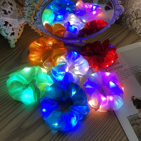 Led Luminous Hair Tie Bar Jumper  Hair Scrunchies Wholesale