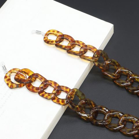 Resin Acrylic Leopard Print Glasses Chain