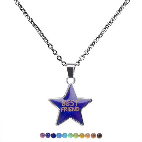 Creative Fashion Color Changing Pendant Necklace