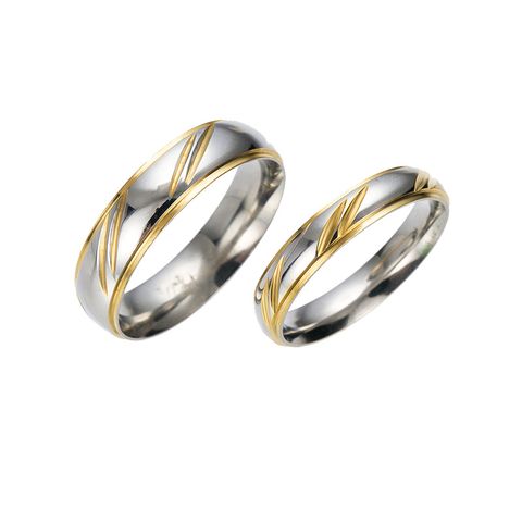 Wholesale Jewelry Fashion Waves 201 Stainless Steel Other Gold Plated
