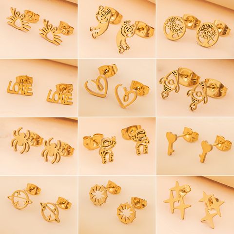 Plating Stainless Steel Ear Studs