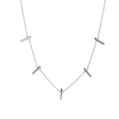 Sterling Silver Copper Simple Style Plating Geometric Necklace