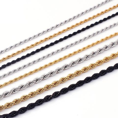 Titan Stahl 18 Karat Vergoldet Mode Überzug Geometrisch Halskette