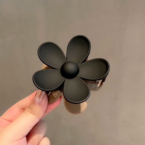 Sun Flower Clip Black And White Flower Hairpin