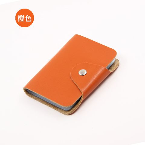 Korean Leather Card Case Cowhide Multi-card Id Card Holder