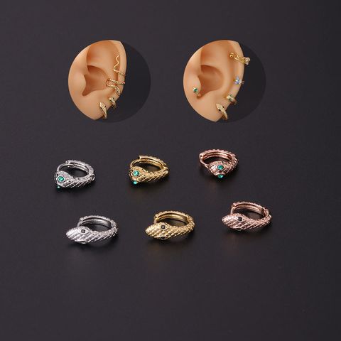 Ear Cartilage Rings & Studs Fashion Animal Copper Plating