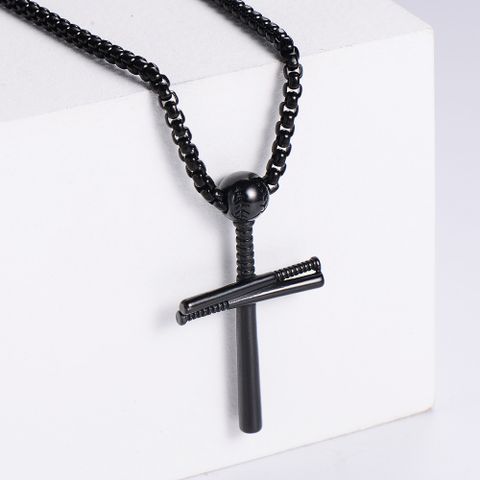 Stainless Steel 18K Gold Plated Fashion Polishing Cross