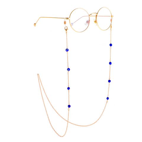 Fashion Chain Blue Eye Beads Handmade Glasses Chain Reading Glasses Anti-lost Chain
