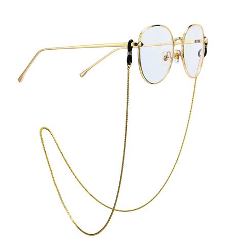 Metal Chain Sunglasses Chain Fashion Sunglasses Anti-skid Glasses Chain Anti-lost Gold