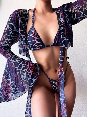 2021 Nuevo Traje De Baño Sexy Blusa Correa Bikini Al Por Mayor