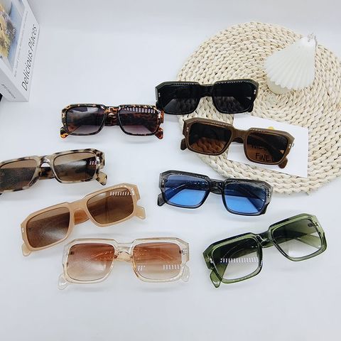 European And American Fashion  New Two-tone Square Sunglasses Wholesale