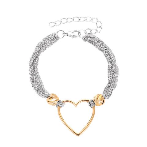 New Multi-layer Bracelet Fashion Creative Hollow Heart Tassel Bracelet