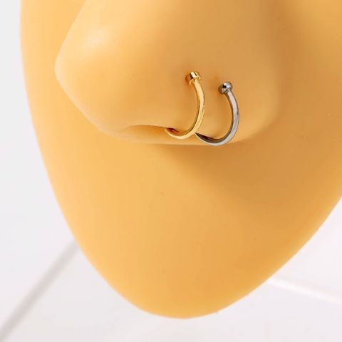 Simple Stainless Steel Piercing U-shaped Nose Ring Piercing Nose Ornaments Wholesale