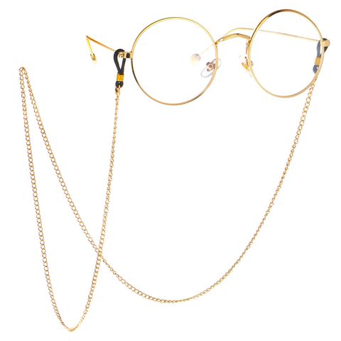 Fashion Simple Sunglasses Matching Gold Glasses Chain Glasses Chain